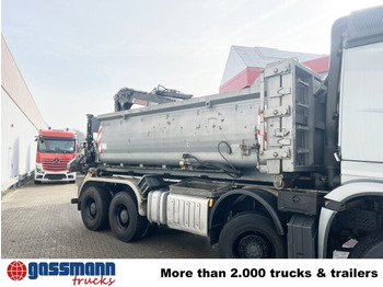 LKW, Autokran Abrollcontainer mit Kran Jonsered 1300RST96,: das Bild 3