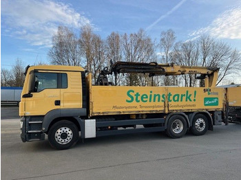 Pritsche LKW, Autokran MAN TGS 26.400 Baustoff LKW mit Ladekran Atlas 210.2: das Bild 3