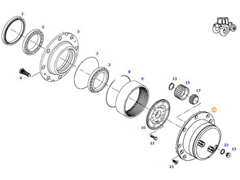 FENDT Radnabe/-lagerung