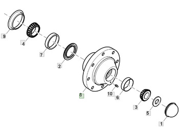 JOHN DEERE Radnabe/-lagerung