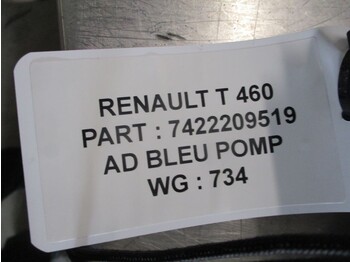 Kraftstoffaufbereitung/ Kraftstoffförderung für LKW Renault 7422209519 AD BLUE POMP RENAULT T 460 EURO 6: das Bild 2