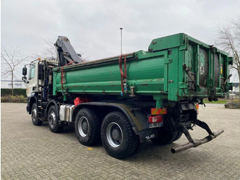 Autokran DAF CF410 / 8X4 / BIG AXLE / FULL-STEEL /2 SIDE TIPPER/ ONLY:363247 KM / AUTOMATIC / EURO-6 / 2014: das Bild 4