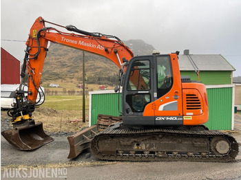 Bagger 2019 Doosan DX 140 LCR Gravemaskin Med Encon tiltrotator * Leveres med ny sertifisering *: das Bild 2