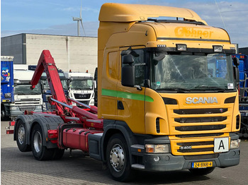 Abrollkipper Scania G400 6x2*4 Meiller 20T Haakarm / Manual / Retarder / Euro 5: das Bild 3