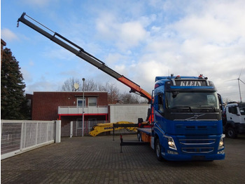 Autokran, Pritsche LKW Volvo FH 500 Container Pritsche + PK 38502 Kran: das Bild 3