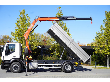 Mobilkran IVECO Stralis 310 E6 / NEW 3-sided tipper / Fassi F135 crane with remote control: das Bild 4