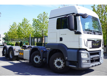 MAN TGS 35.420 8x2 E6 / last axle lifted and steered – Leasing MAN TGS 35.420 8x2 E6 / last axle lifted and steered: das Bild 1