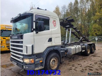 SCANIA 144 Seil Abrollkipper