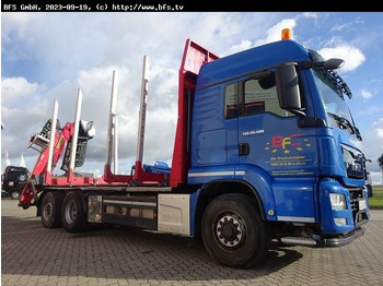 Holztransporter MAN TGS 26.500 6x4H-4BL Kurzholz: das Bild 3