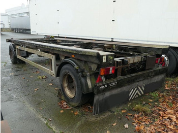 Abrollanhänger/ Absetzanhänger Hüffermann HAR 18.70, Container, Blattfederung, Außenroller: das Bild 3