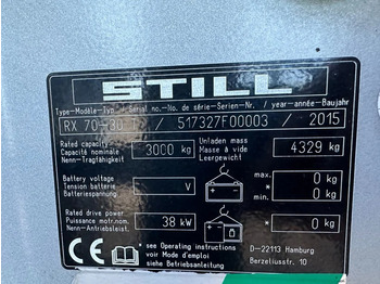 Treibgasstapler Still RX 70-30 T 3 ton Duplex Sideshift LPG Heftruck: das Bild 5