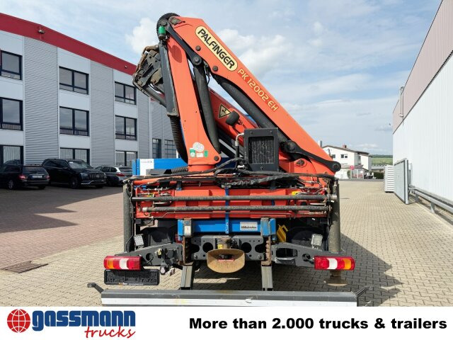 Pritsche LKW, Autokran Mercedes-Benz Actros 1836 L 4x2, Glastransporter, Heckkran: das Bild 11