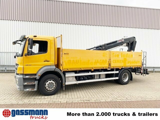 Pritsche LKW, Autokran Mercedes-Benz Axor 1833 L 4x2 mit Heckkran Hiab XS 133 K-2: das Bild 13