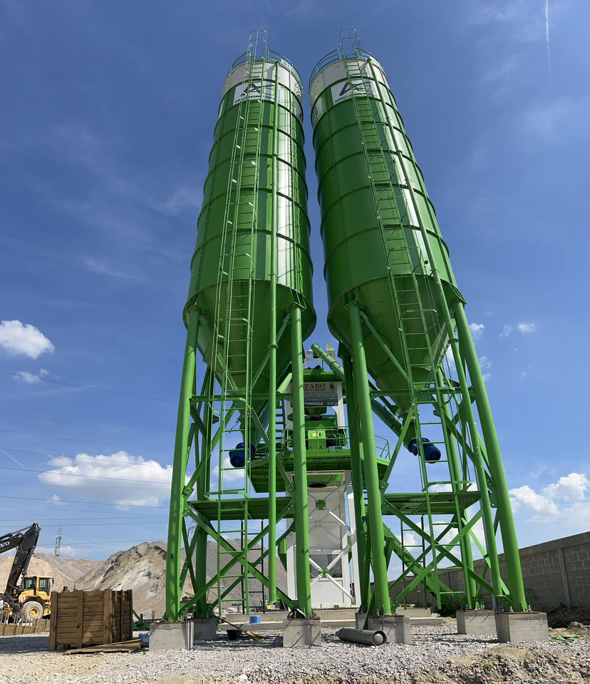 Zementsilo neu kaufen FABO Horizontal Cement Silo | Mobile Cement Silo: das Bild 10