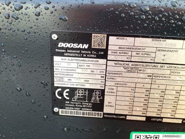 Elektrostapler Doosan B25X-7 PLUS: das Bild 6