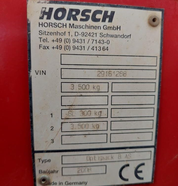 Egge Horsch Terrano 8 FG + Optipack 8 AS: das Bild 15