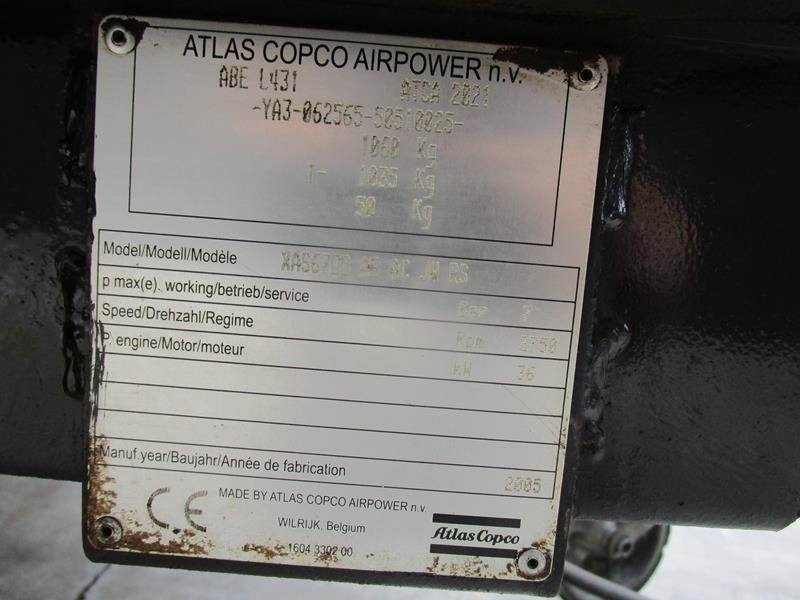 Luftkompressor Atlas-Copco XAS 67 DD - G: das Bild 13