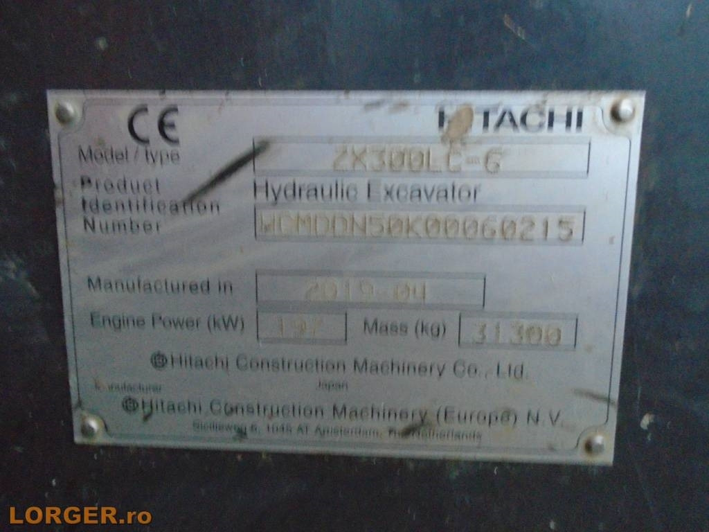 Kettenbagger Hitachi ZX 300 LC-6: das Bild 17