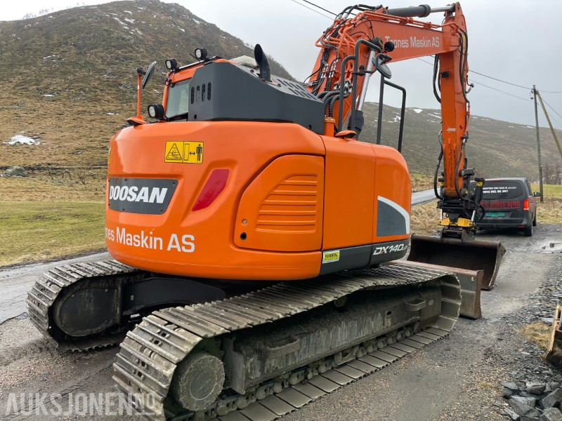 Bagger 2019 Doosan DX 140 LCR Gravemaskin Med Encon tiltrotator * Leveres med ny sertifisering *: das Bild 7