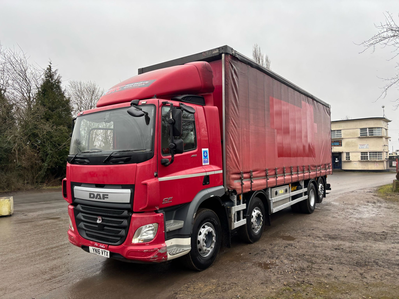 Plane LKW 2016 DAF CF 400 Curtainside Truck: das Bild 1