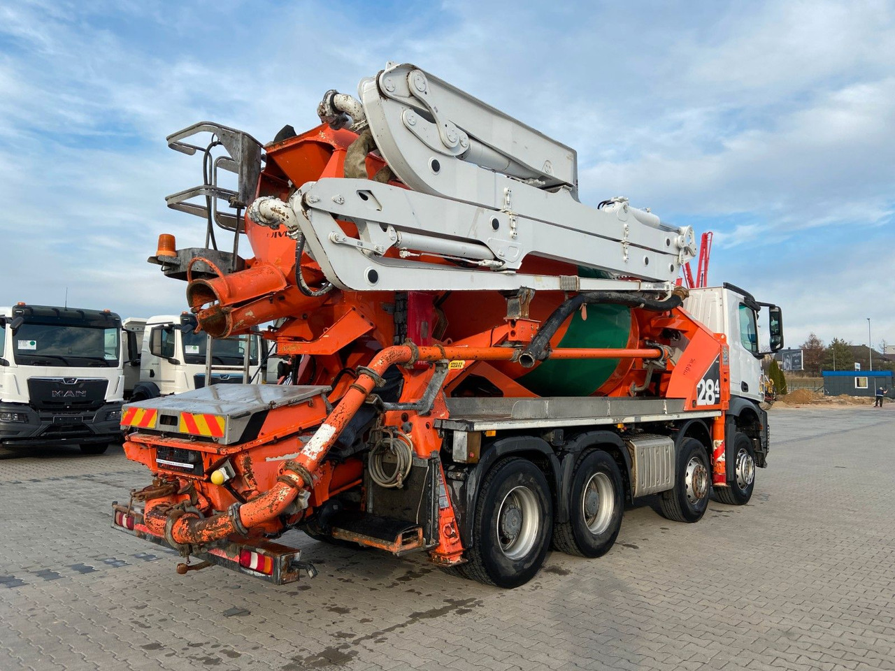 Fahrmischerbetonpumpe neu kaufen Mercedes-Benz AROCS 3245 PUTZMEISTER 28-4 77S: das Bild 8