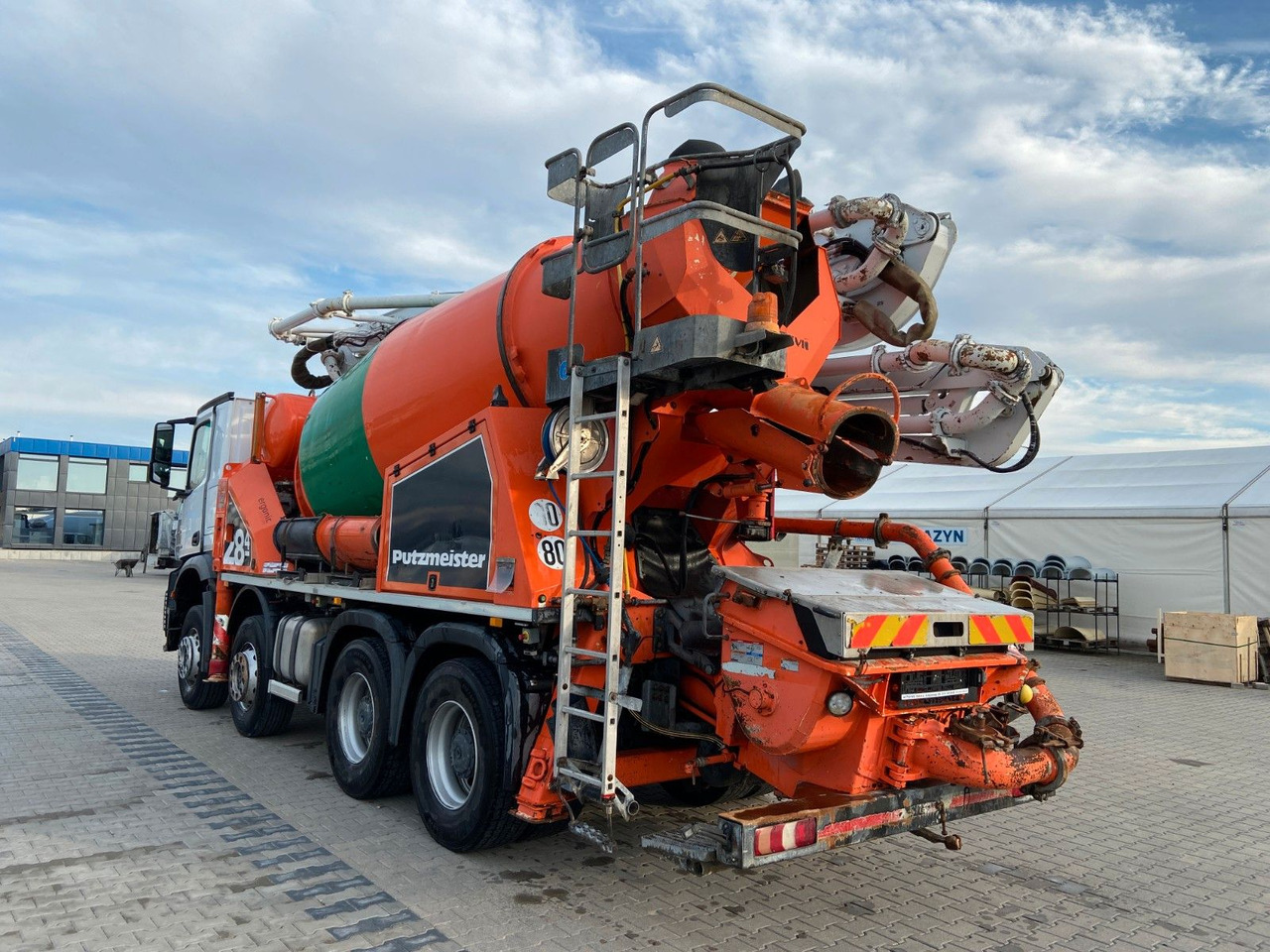 Fahrmischerbetonpumpe neu kaufen Mercedes-Benz AROCS 3245 PUTZMEISTER 28-4 77S: das Bild 6