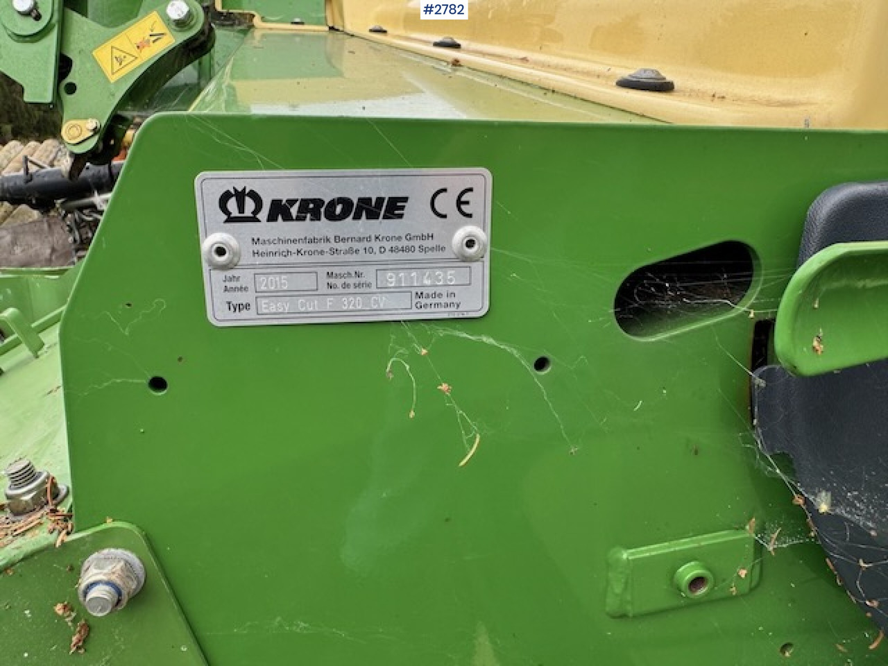 Mähwerk 2015 Krone Easy Cut F 320 CV front mower: das Bild 16