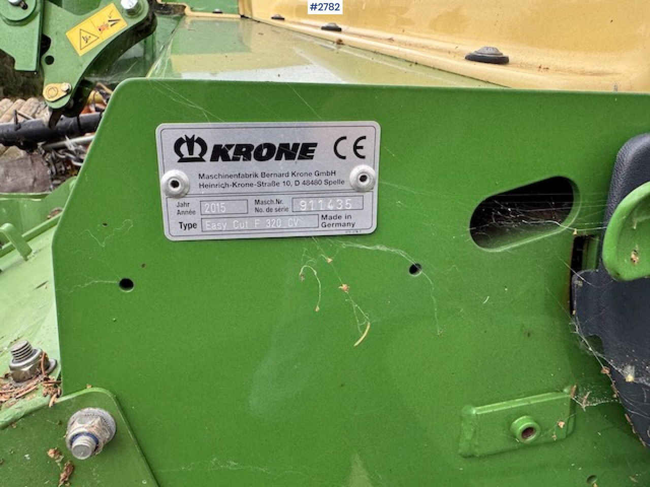 Mähwerk 2015 Krone Easy Cut F 320 CV front mower: das Bild 17