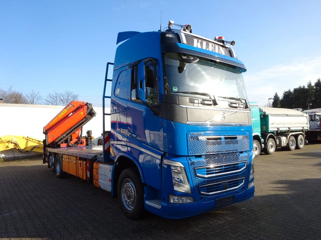 Autokran, Pritsche LKW Volvo FH 500 Container Pritsche + PK 38502 Kran: das Bild 19