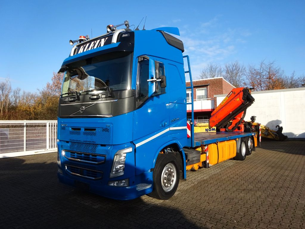 Autokran, Pritsche LKW Volvo FH 500 Container Pritsche + PK 38502 Kran: das Bild 12