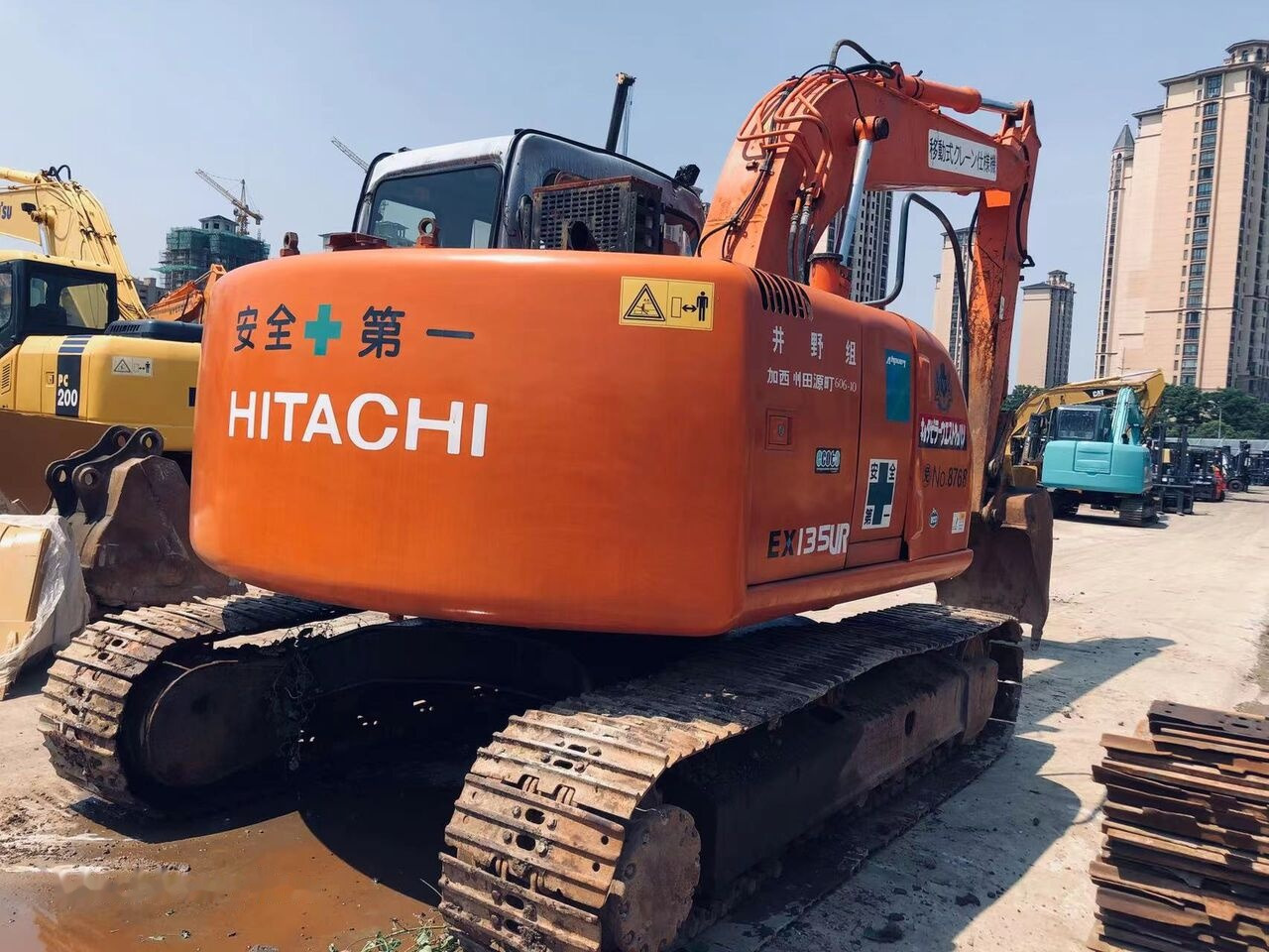 Kettenbagger Hitachi EX135: das Bild 7