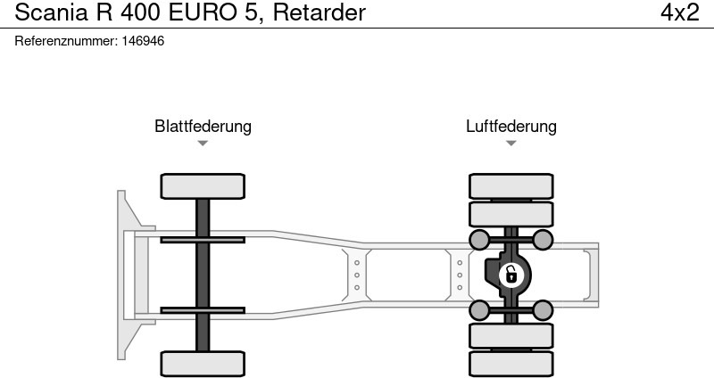 Sattelzugmaschine Scania R 400 EURO 5, Retarder: das Bild 13