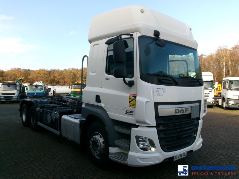 Abrollkipper DAF CF 460 6x2 Euro 6 Hyva container hook 20 t: das Bild 6