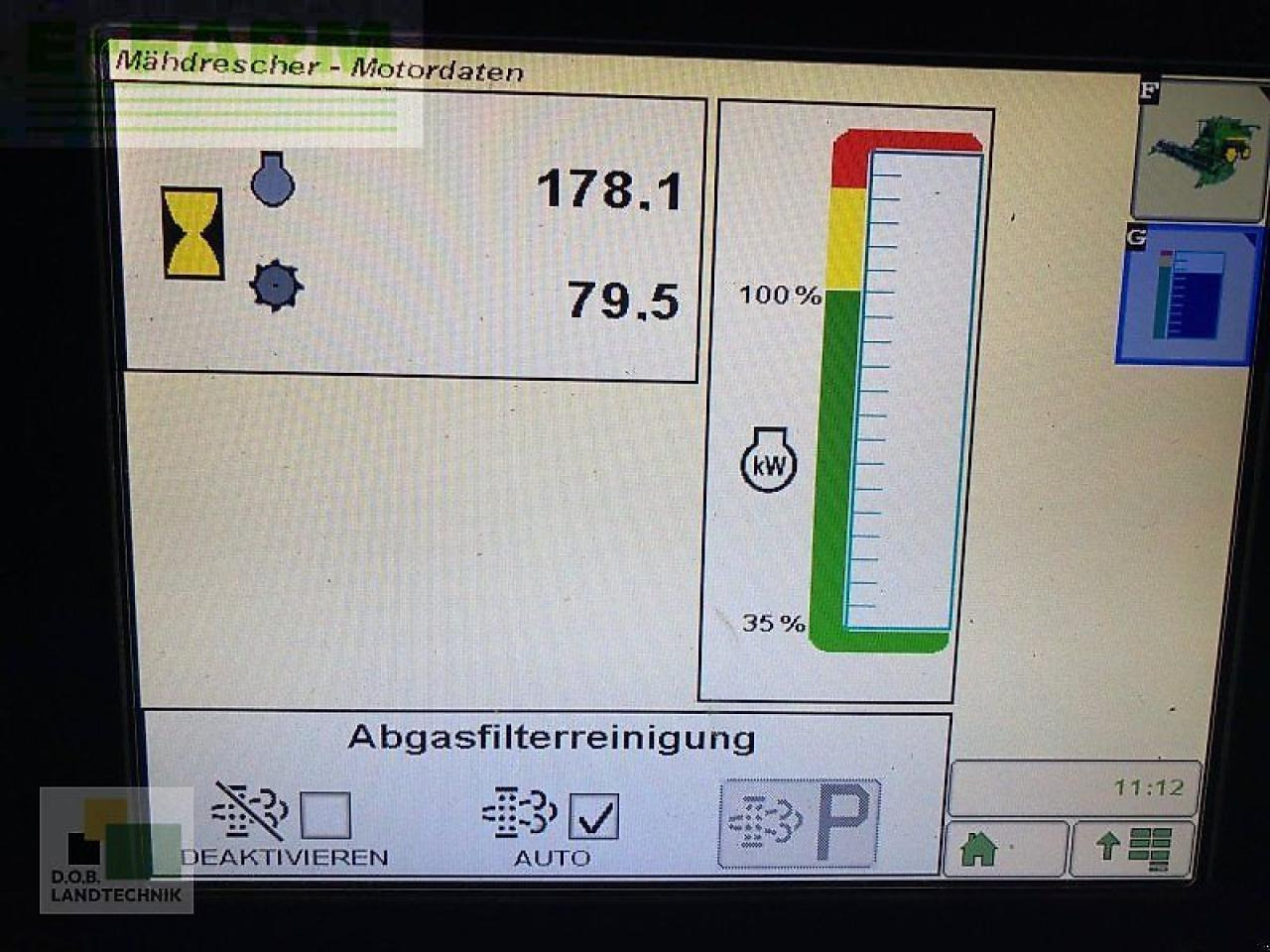 Mähdrescher John Deere t 560 i: das Bild 11