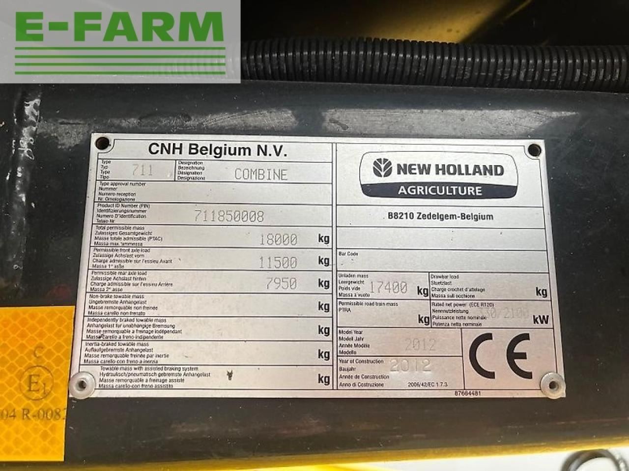 Mähdrescher New Holland cr 8080: das Bild 9